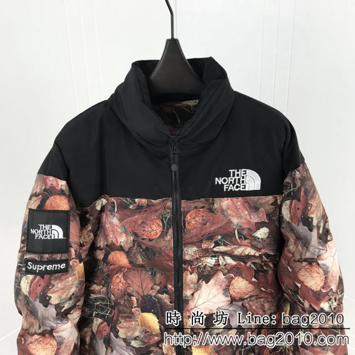 SUPREME TNF 18Fw INS爆款 專櫃同款 雙面羽絨棉服外套 情侶款 ydi1533